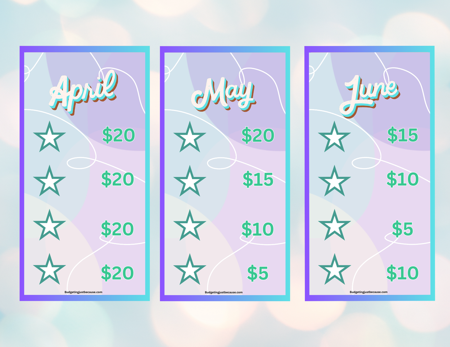$500 Monthly Savings Challenge(Digital)