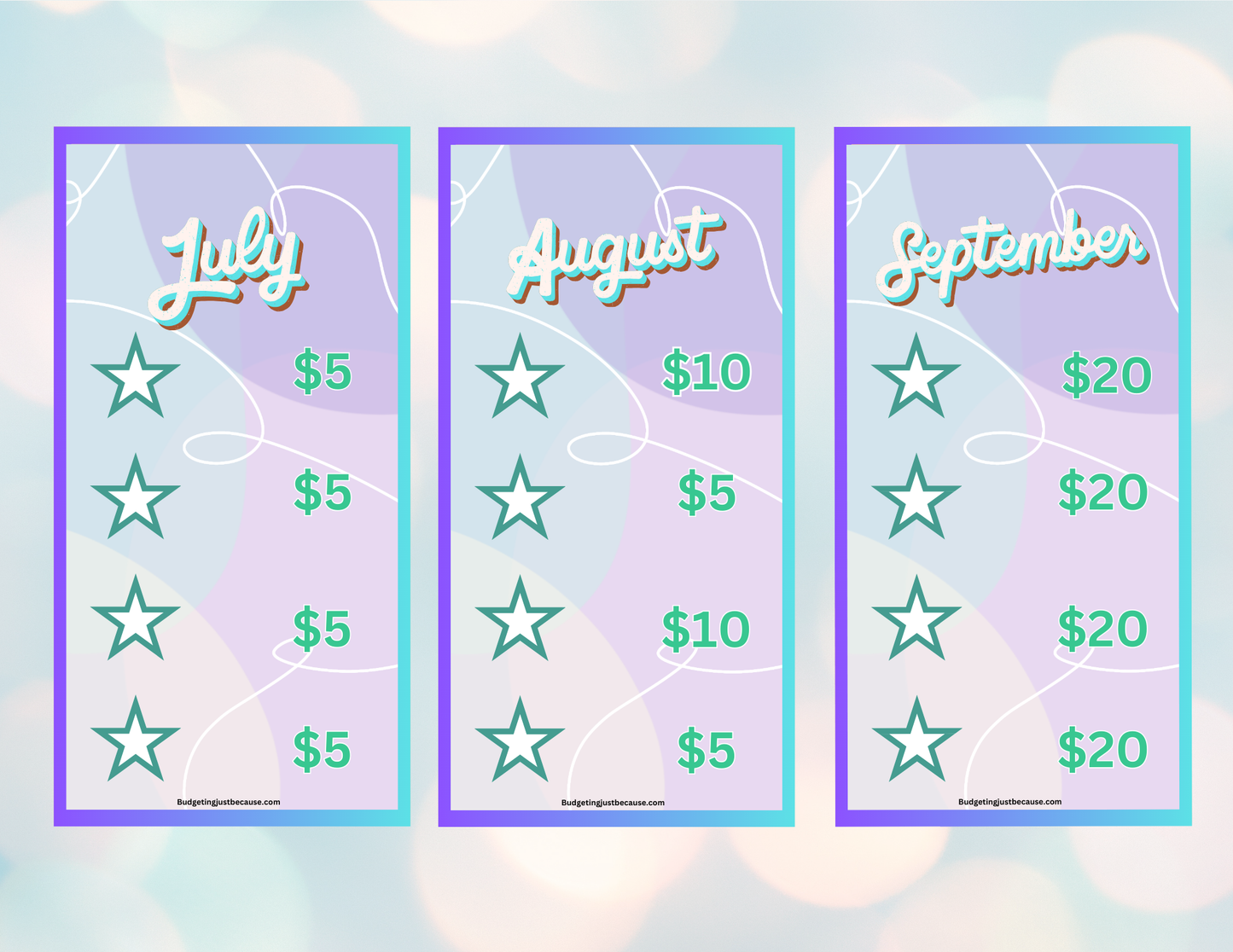 $500 Monthly Savings Challenge(Digital)