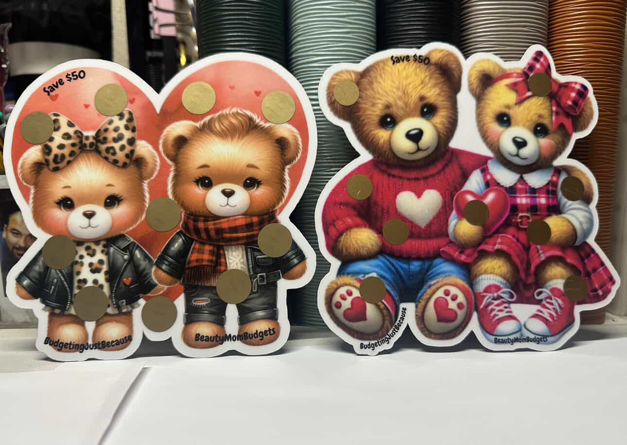 Valentine's Day Bear Savings Challenge