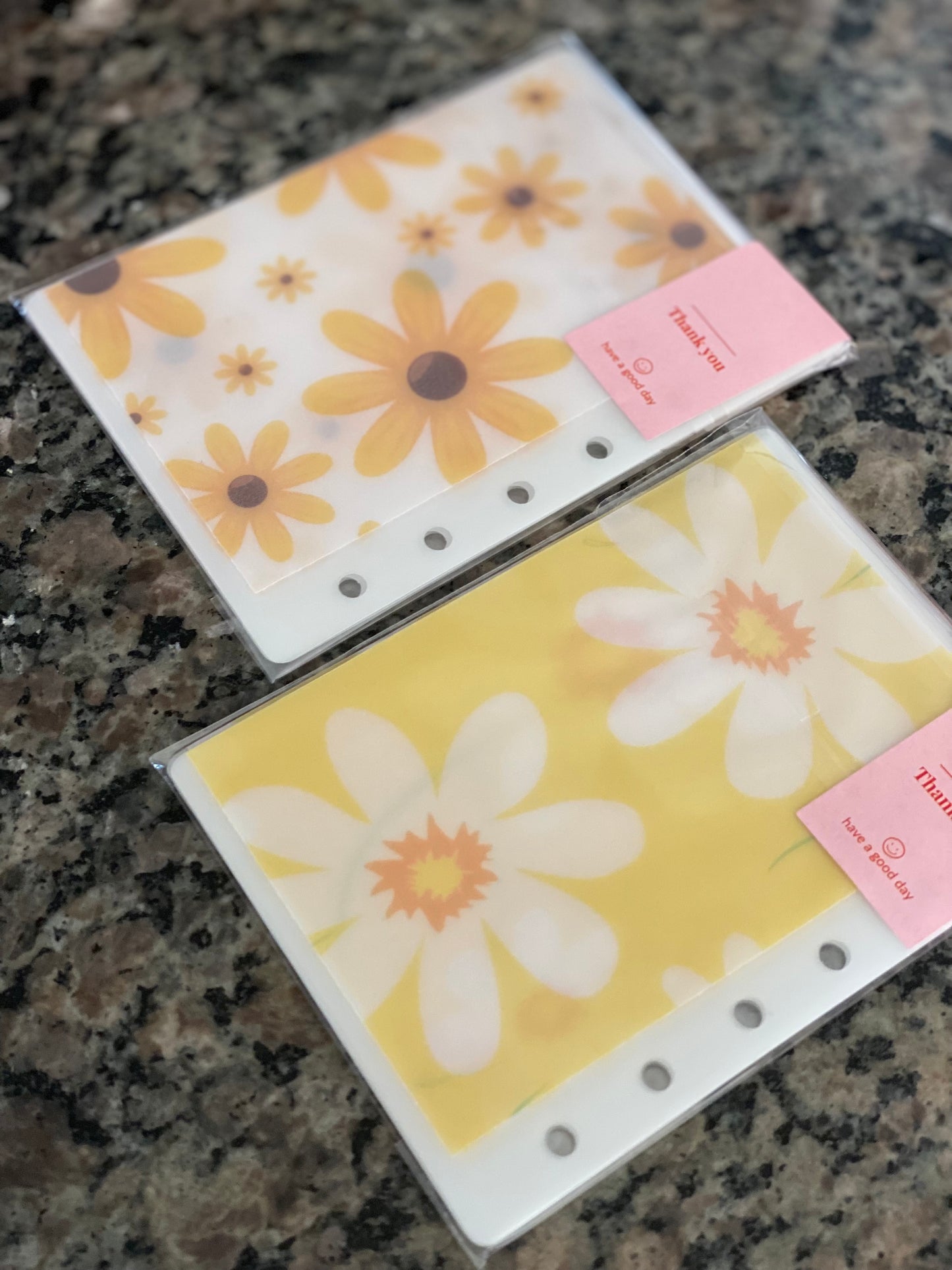 Matte Cash Envelopes: Summer Daisy (Set of 6)