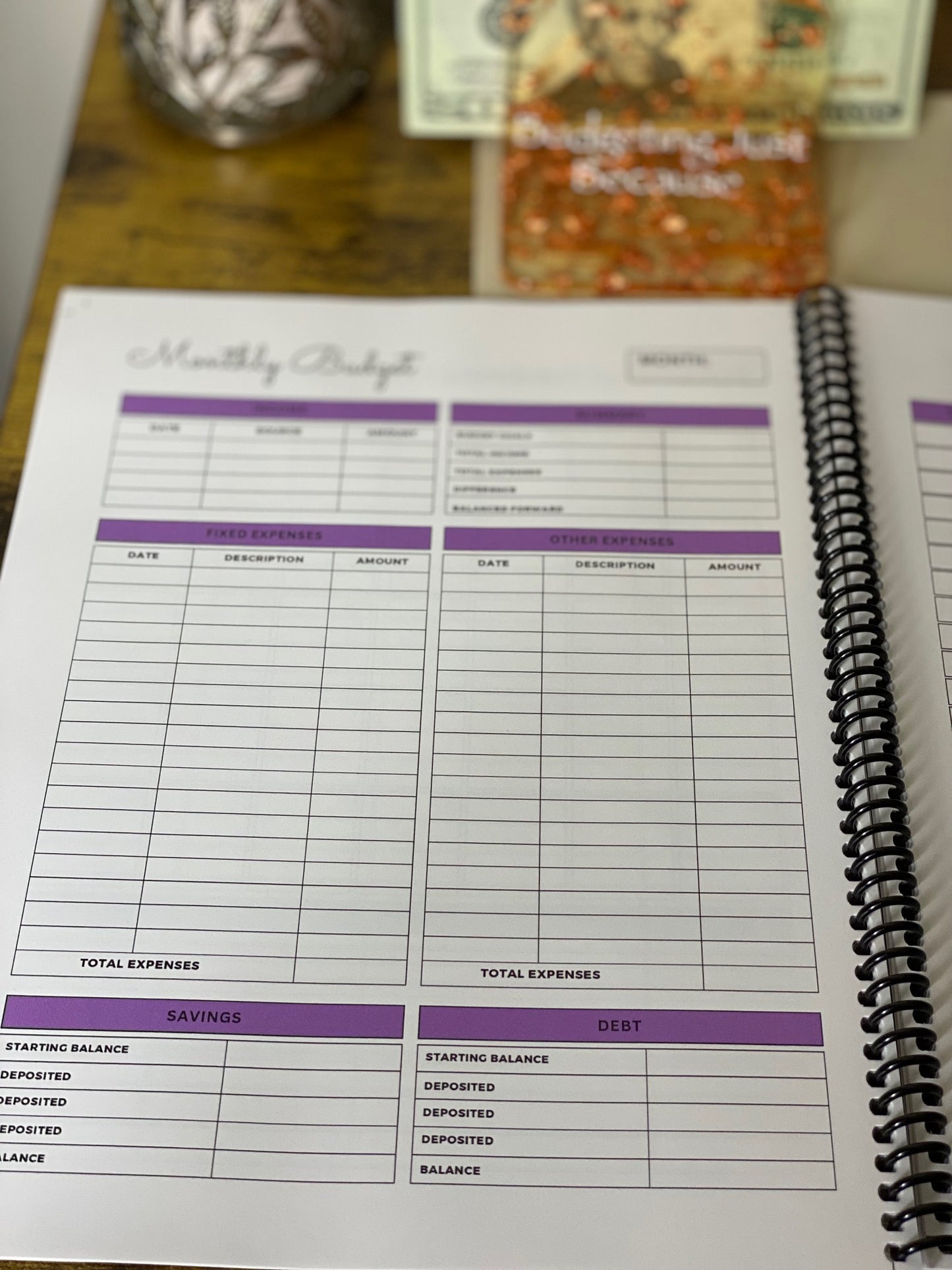 Budget Planner Workbook