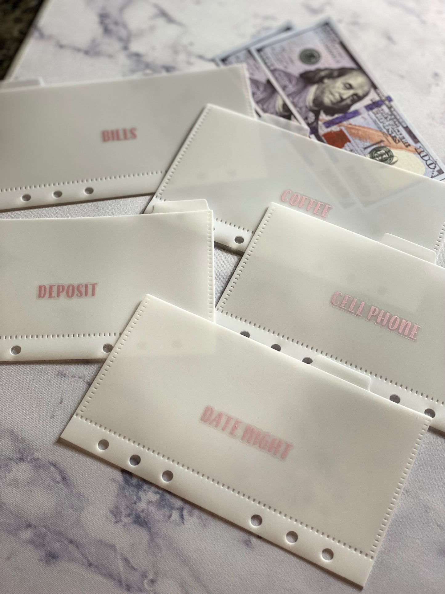 Cash Stuffing Envelopes (Set of 5)
