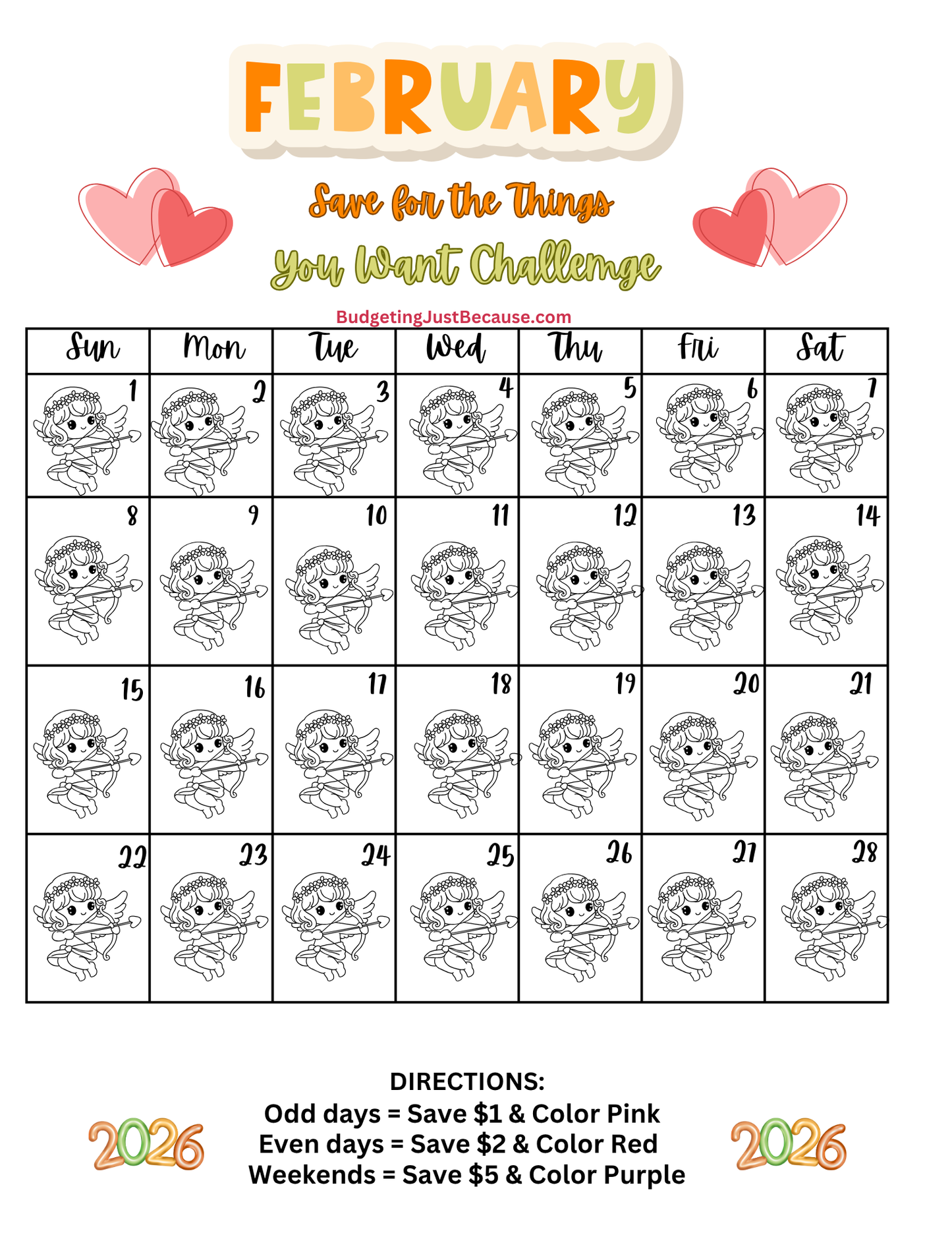 2026 Save for the Things You Want Challenge (Physical Product Savings Book With Disc)