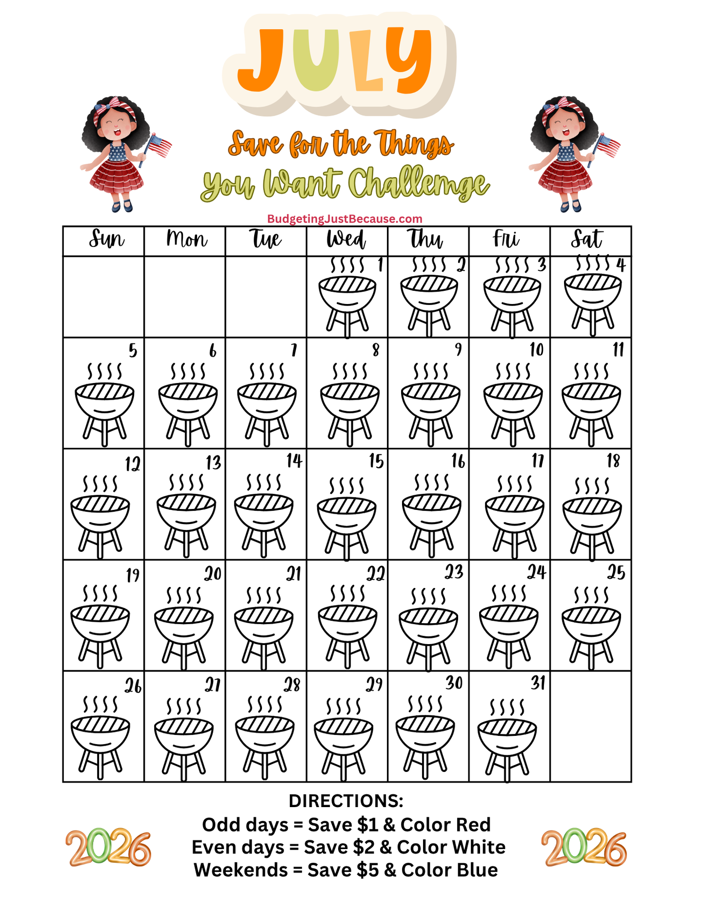 2026 Save for the Things You Want Challenge (Physical Product Savings Book With Disc)