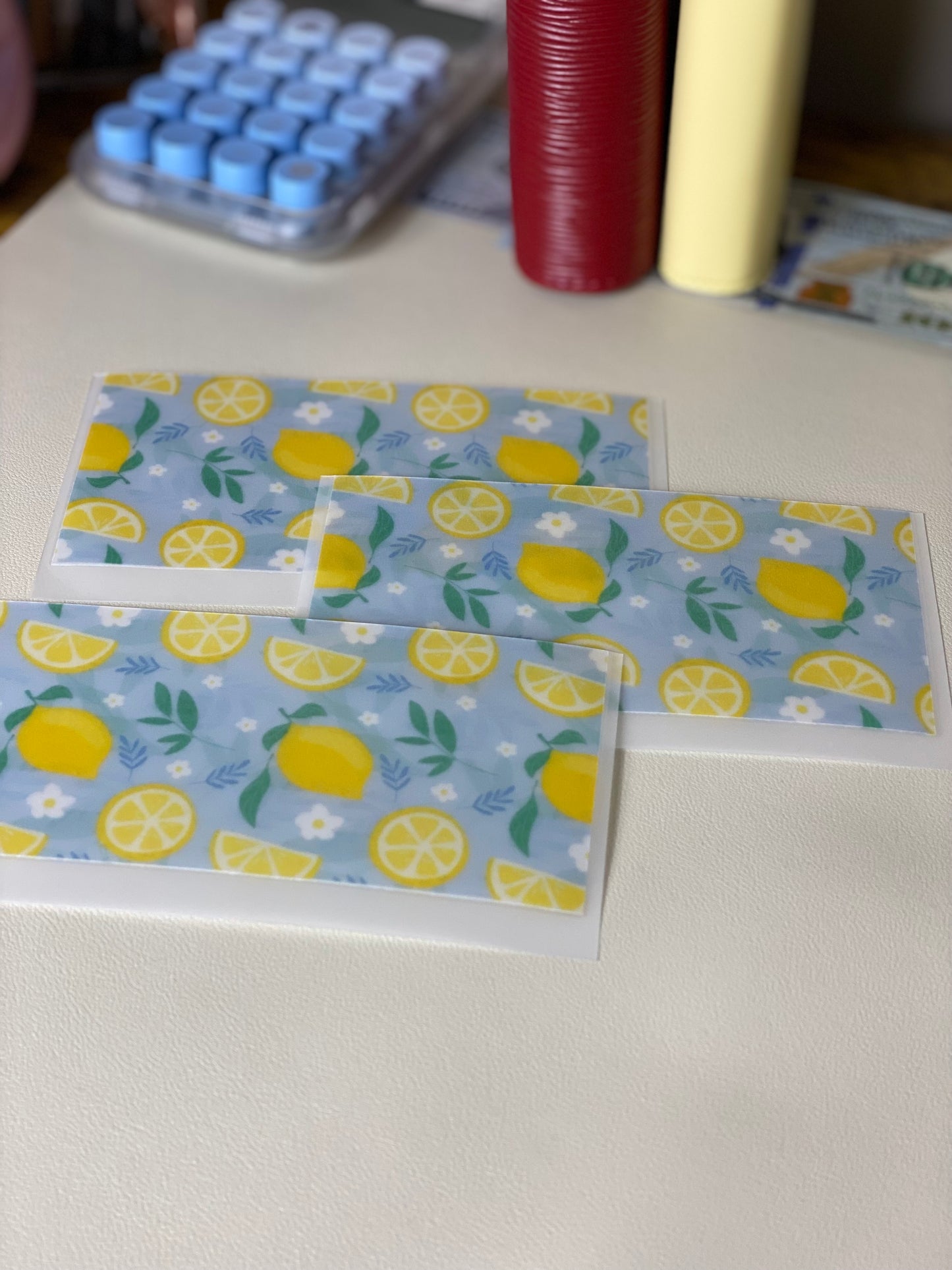 Matte Cash Stuffing Envelopes Fruit Collection (Set of 6)