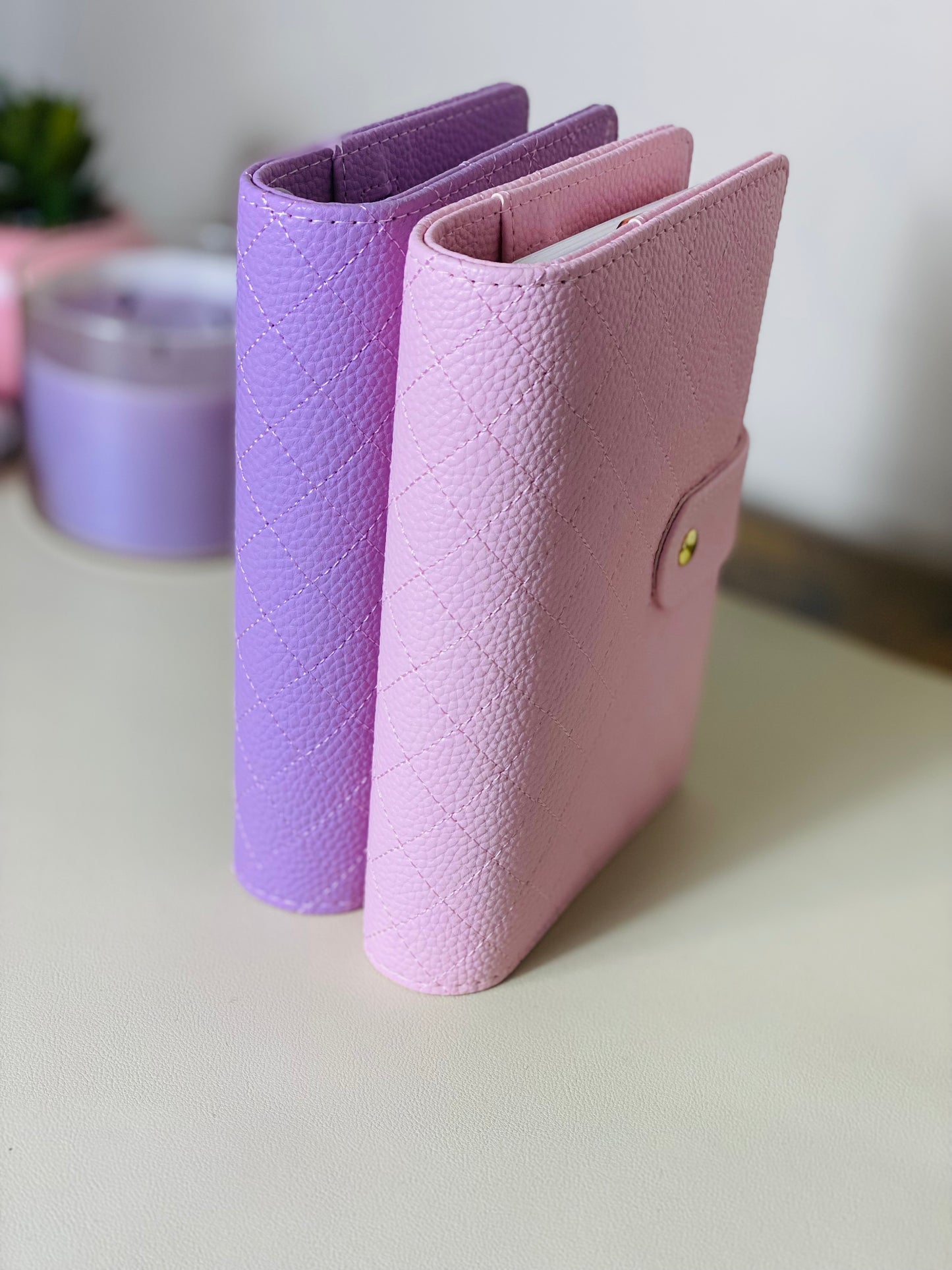 A6 Pebble Quilted Budget Binder