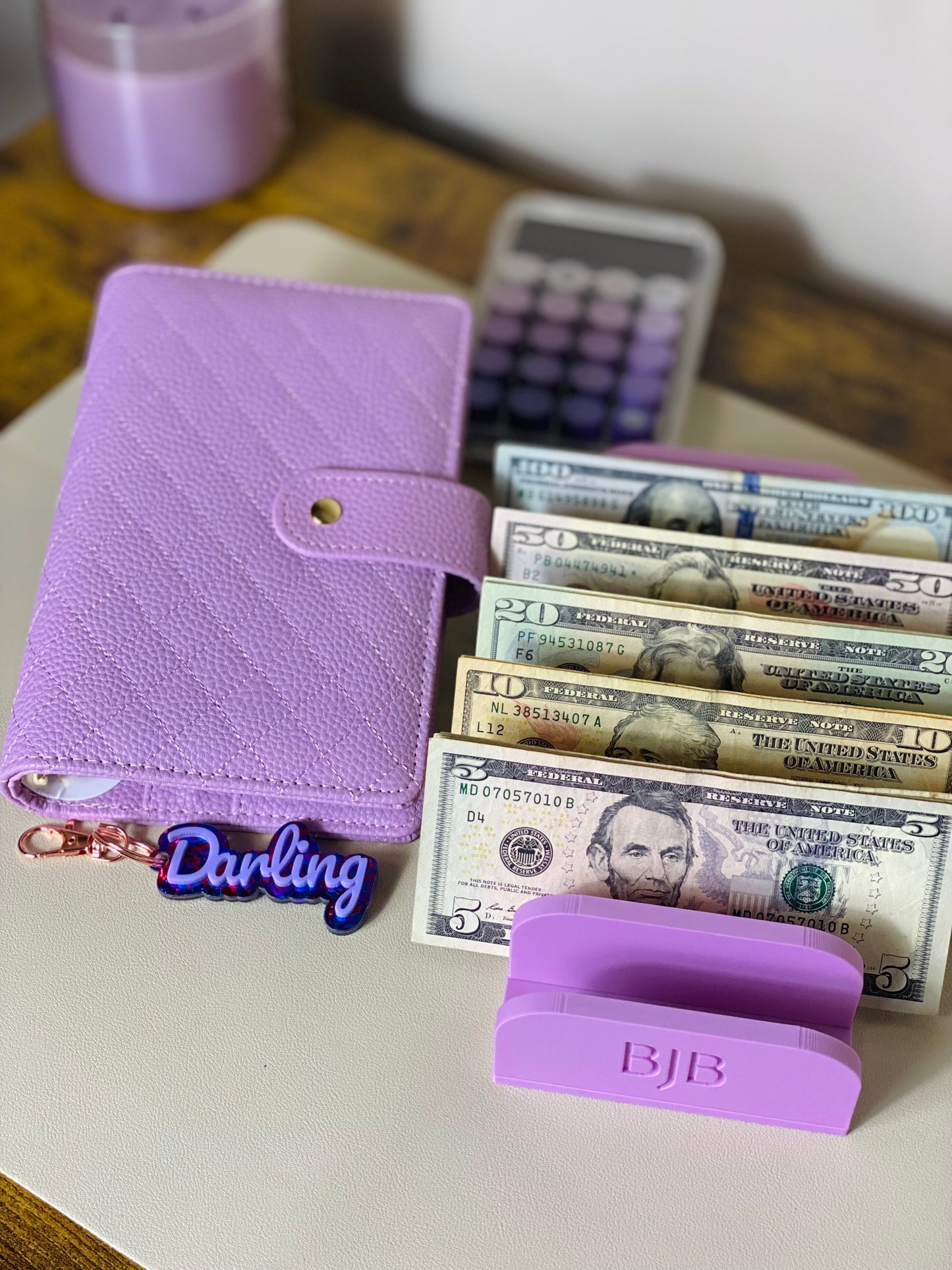 A6 Pebble Quilted Budget Binder