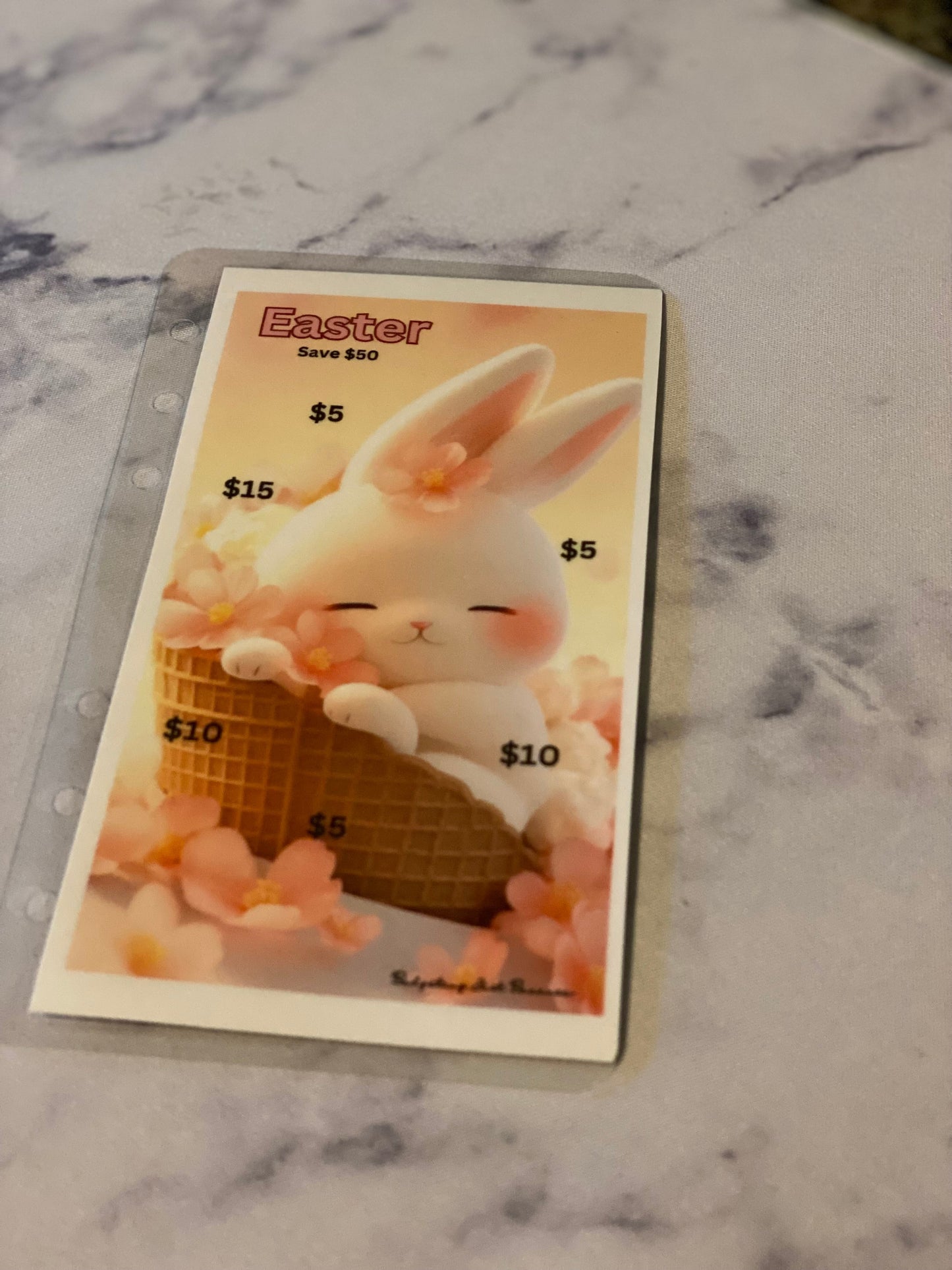 Easter Savings Challenges (with envelope)
