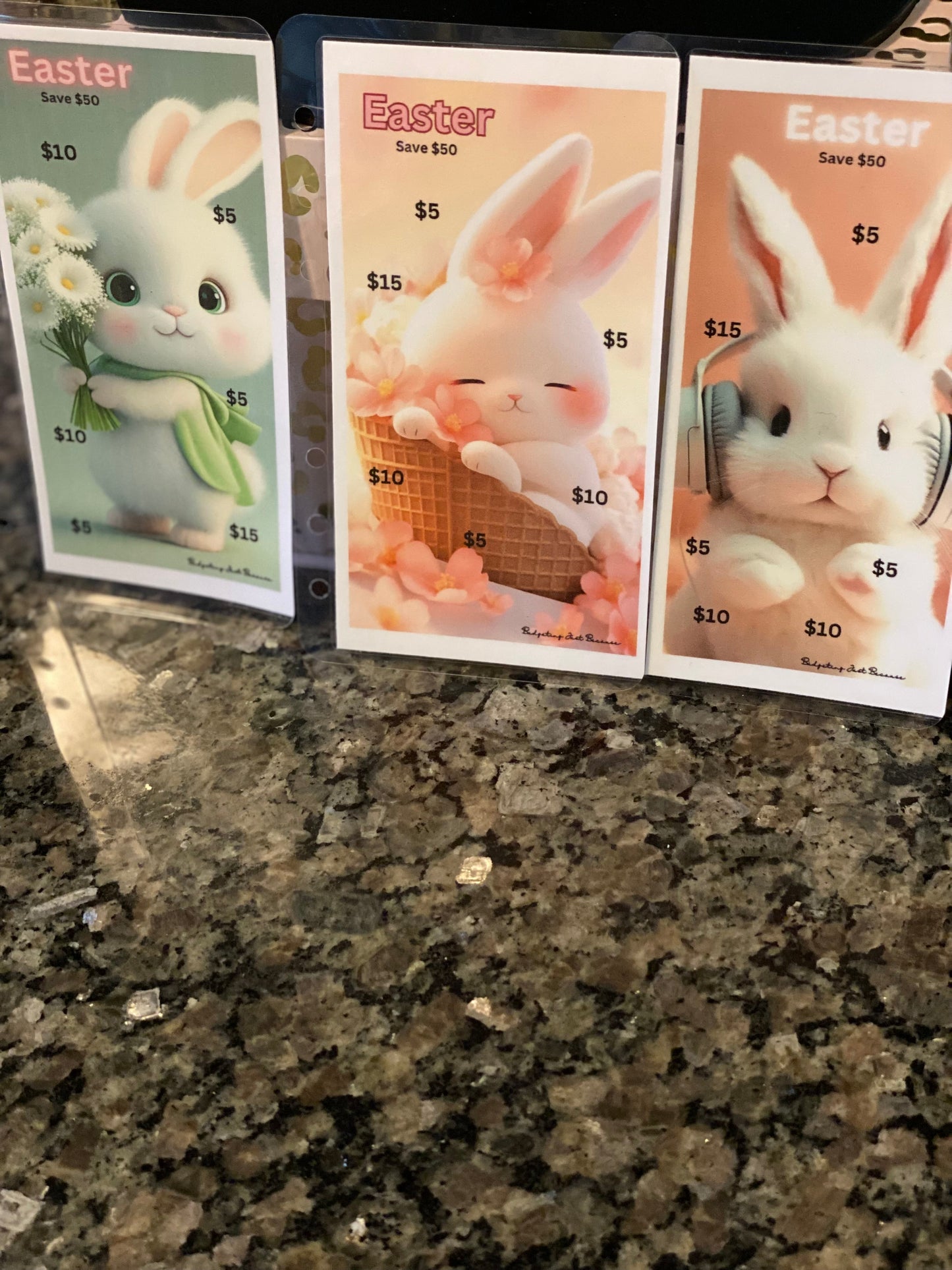 Easter Savings Challenges (with envelope)