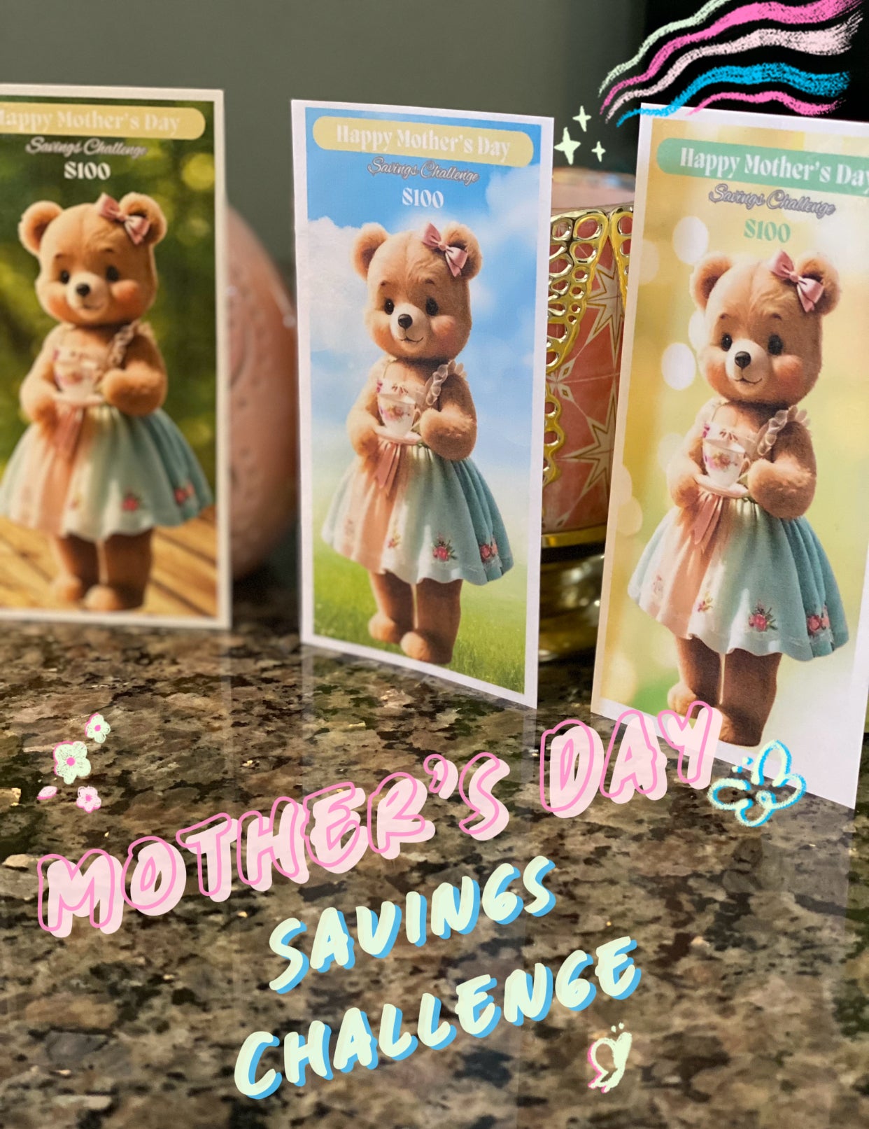 Mother's Day Savings Challenge (no envelope)