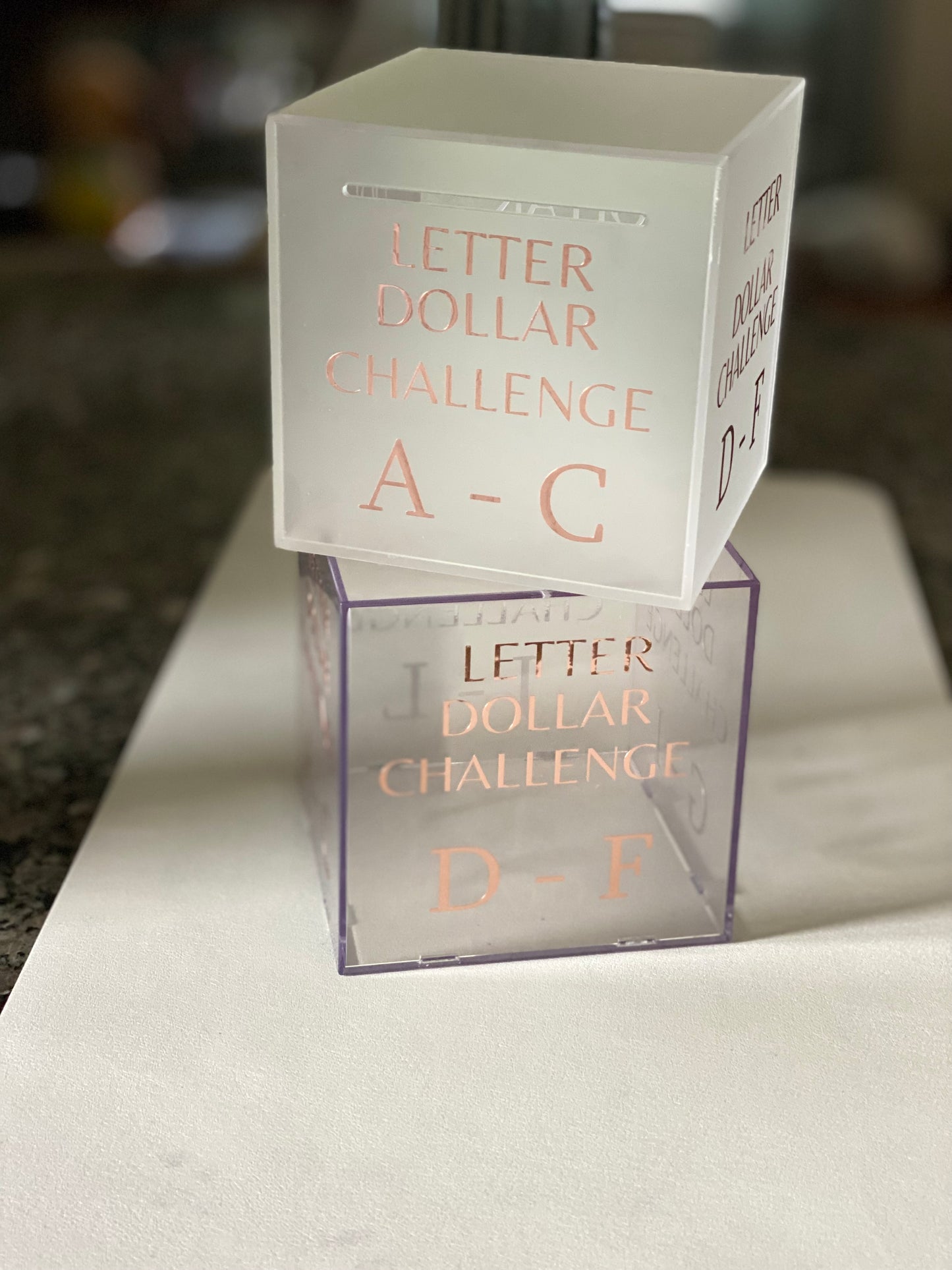 The Letter Dollar Savings Challenge (Box Only)