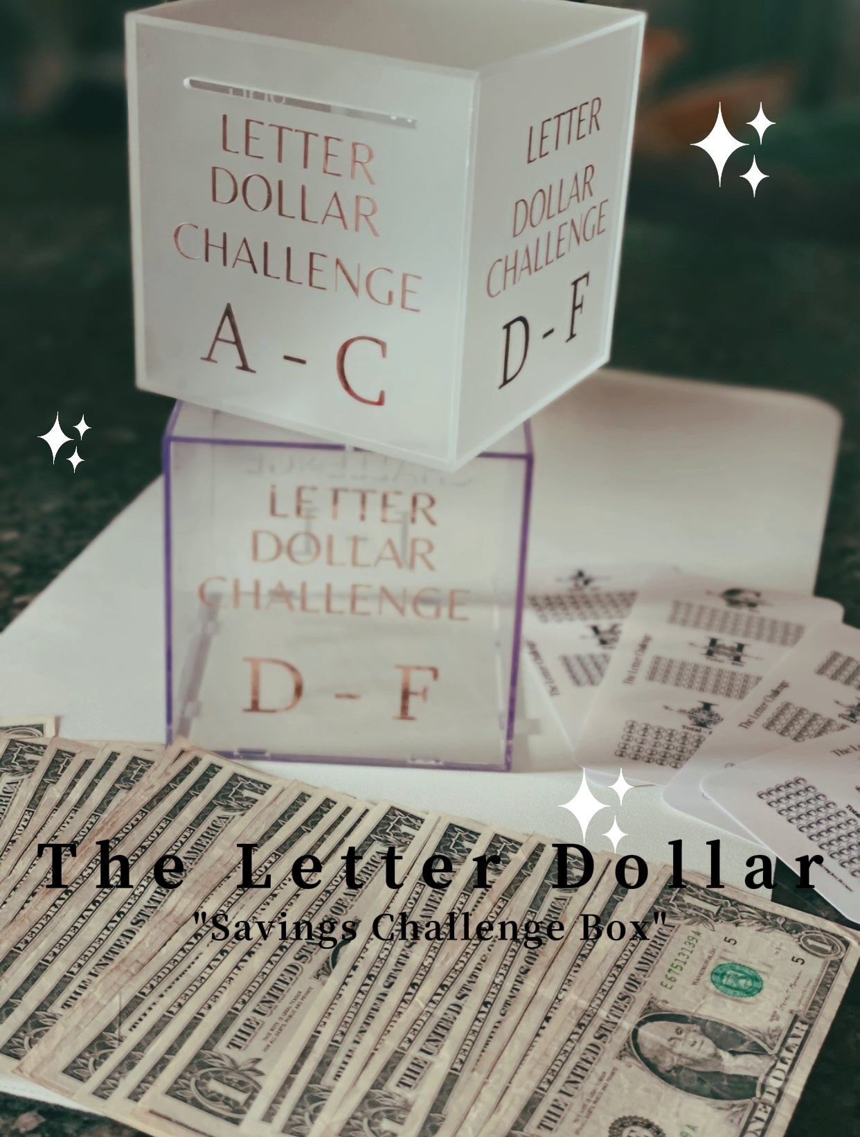 The Letter Dollar Savings Challenge (Box Only)