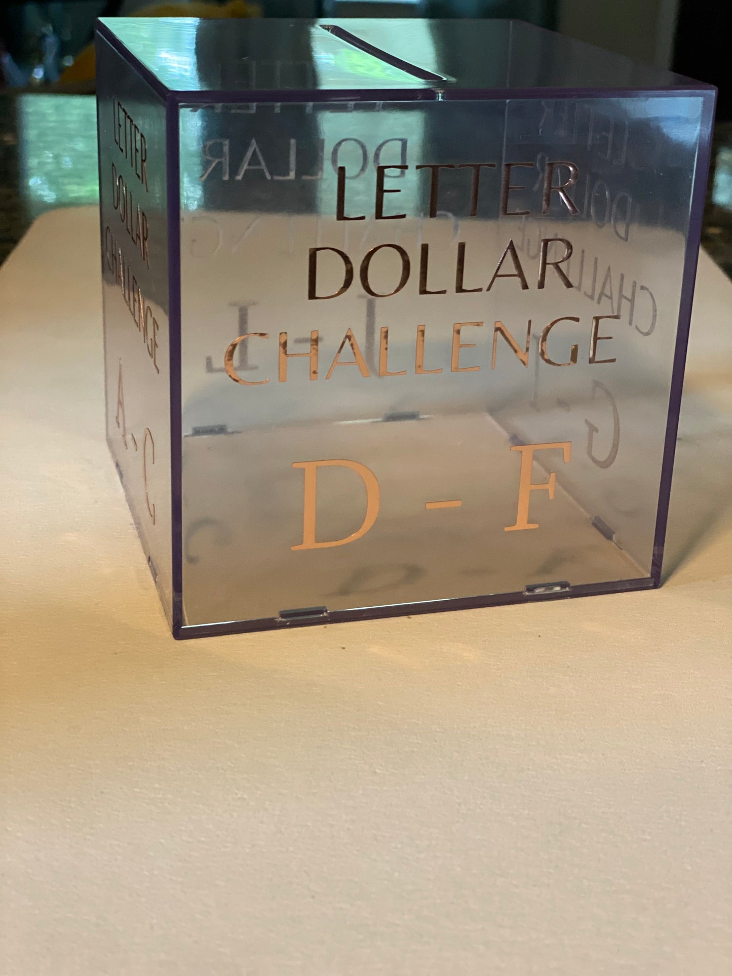 The Letter Dollar Savings Challenge (Box Only)