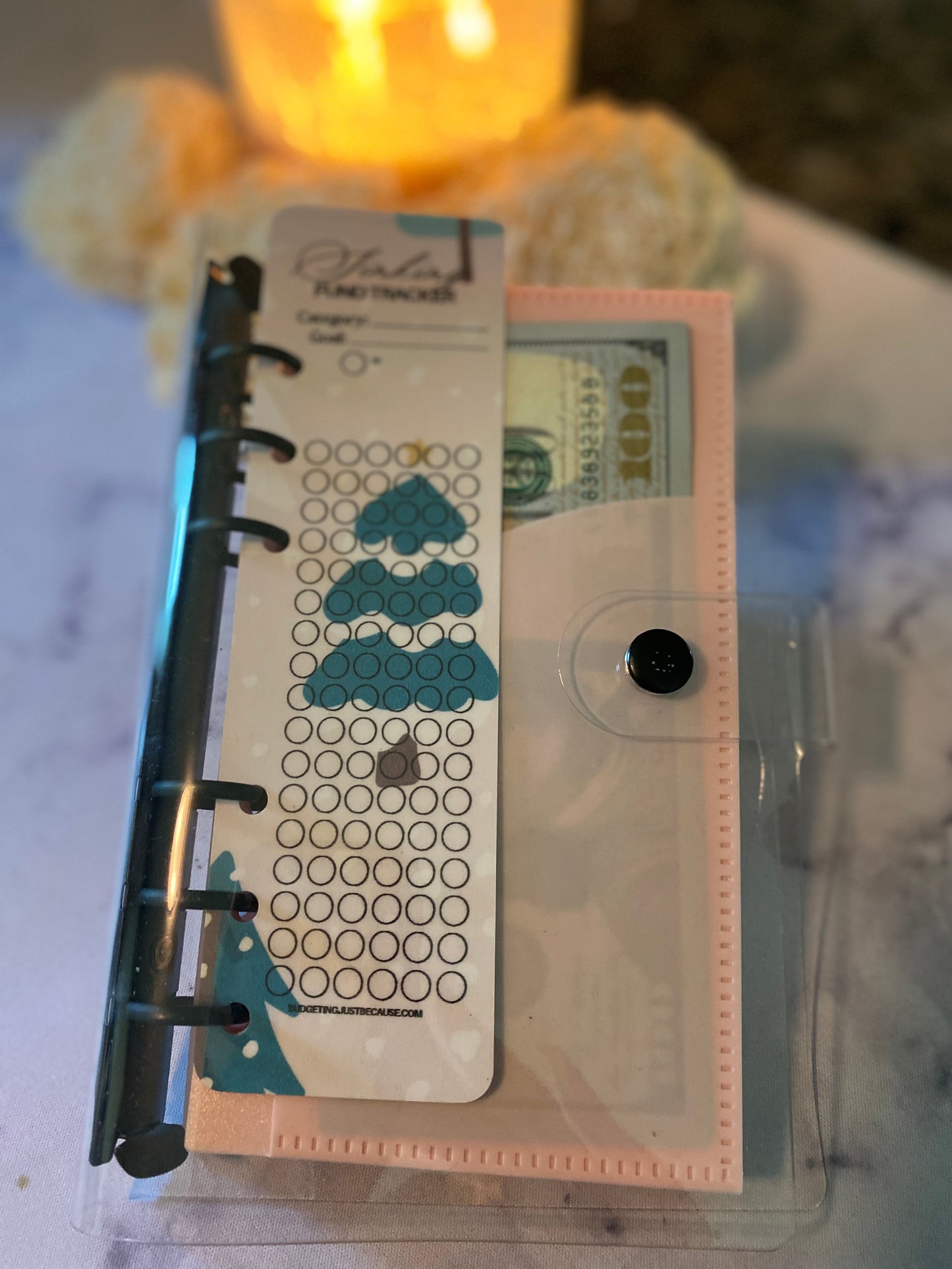 Sinking Funds Tracker Holiday Bookmarks