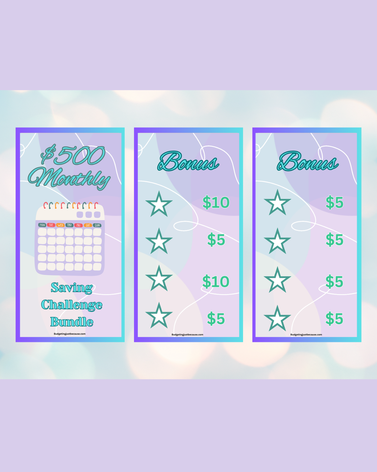 $500 Monthly Savings Challenge(Digital)